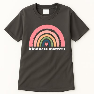 Kindness Matters Rainbow Heart Tall T-Shirt