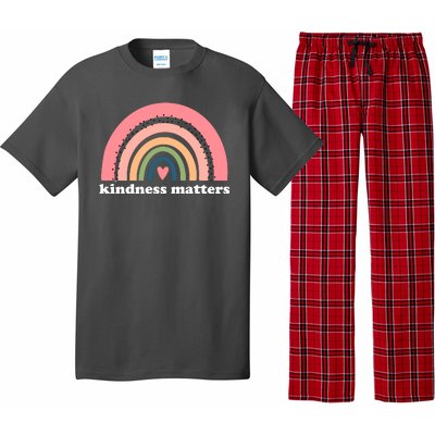 Kindness Matters Rainbow Heart Pajama Set