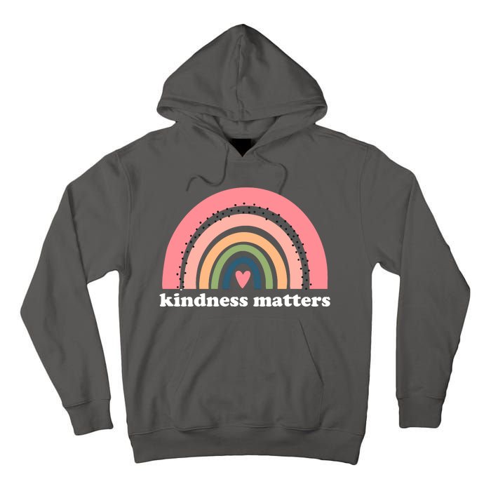 Kindness Matters Rainbow Heart Tall Hoodie