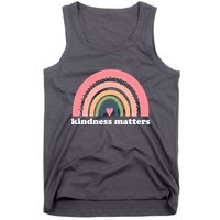 Kindness Matters Rainbow Heart Tank Top