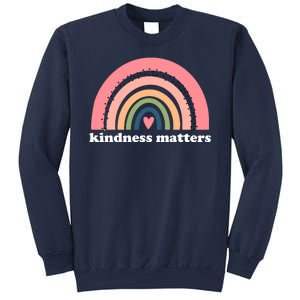 Kindness Matters Rainbow Heart Sweatshirt