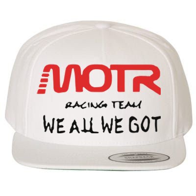 Kidcudi Motr Racing Team We All We Got Wool Snapback Cap