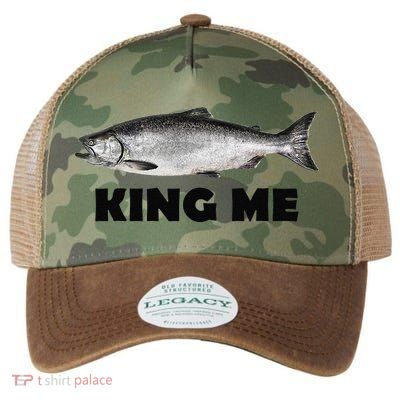 King Me Salmon Fishing Legacy Tie Dye Trucker Hat