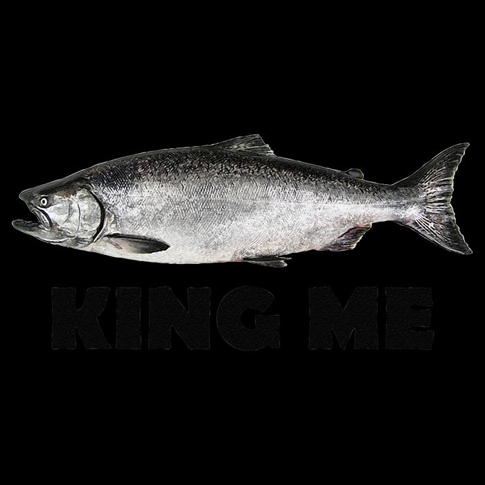King Me Salmon Fishing City Backpack