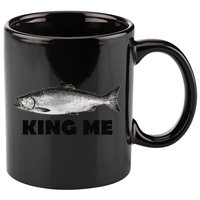King Me Salmon Fishing 11oz C Handle Ceramic Mug