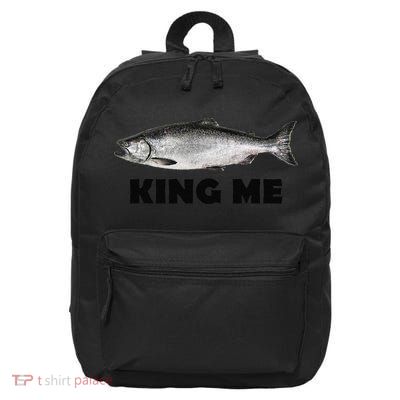 King Me Salmon Fishing 16 in Basic Backpack