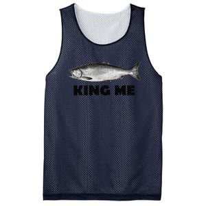 King Me Salmon Fishing Mesh Reversible Basketball Jersey Tank