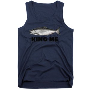 King Me Salmon Fishing Tank Top