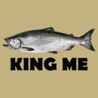 King Me Salmon Fishing Cooling Performance Crew T-Shirt