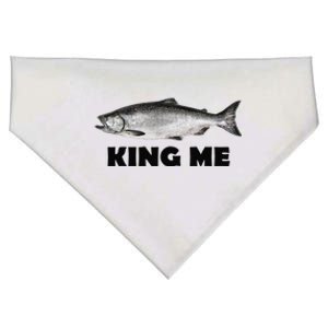 King Me Salmon Fishing USA-Made Doggie Bandana