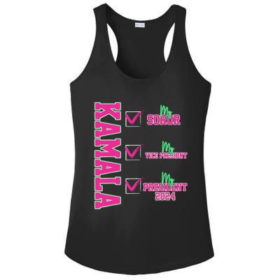 Kamala My Soror My President Kamala Harris 2024 President Ladies PosiCharge Competitor Racerback Tank