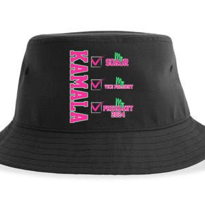 Kamala My Soror My President Kamala Harris 2024 President Sustainable Bucket Hat