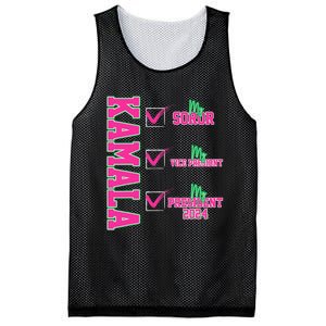 Kamala My Soror My President Kamala Harris 2024 President Mesh Reversible Basketball Jersey Tank