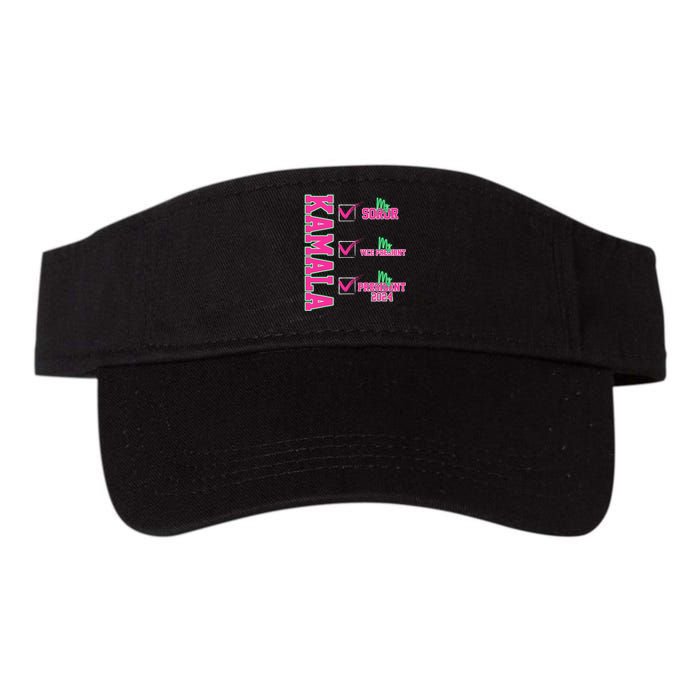 Kamala My Soror My President Kamala Harris 2024 President Valucap Bio-Washed Visor