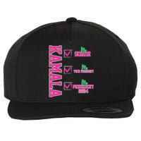 Kamala My Soror My President Kamala Harris 2024 President Wool Snapback Cap