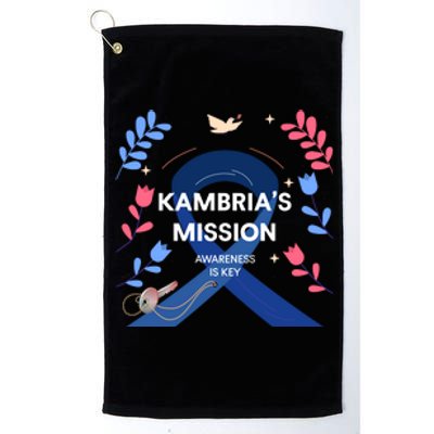 Kambria's Mission Sponsors & Friends Gear Platinum Collection Golf Towel