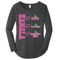 Kamala My Soror My President Kamala Harris 2024 President Women's Perfect Tri Tunic Long Sleeve Shirt