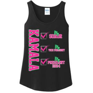 Kamala My Soror My President Kamala Harris 2024 President Ladies Essential Tank