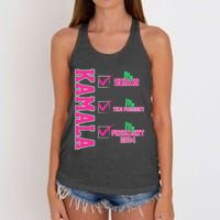 Kamala My Soror My President Kamala Harris 2024 President Women's Knotted Racerback Tank