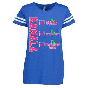 Kamala My Soror My President Kamala Harris 2024 President Enza Ladies Jersey Football T-Shirt