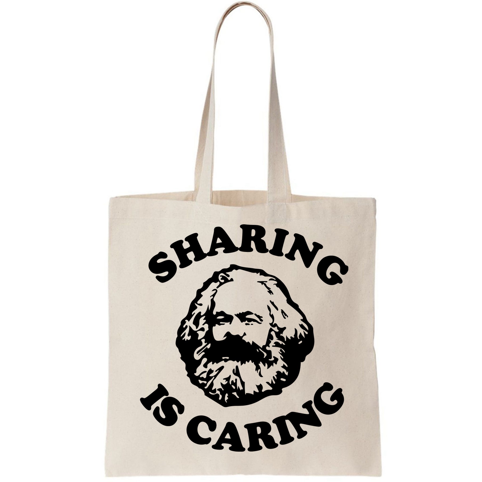 Karl Marx Sharing Is Caring Bag