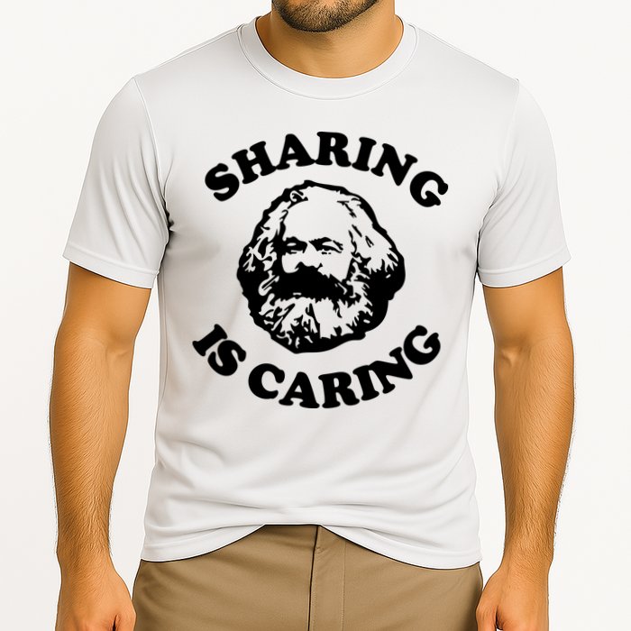Karl Marx Sharing Is Caring Performance Shirt