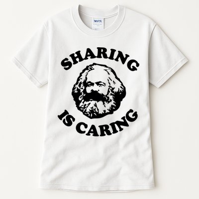 Karl Marx Sharing Is Caring Tall T-Shirt