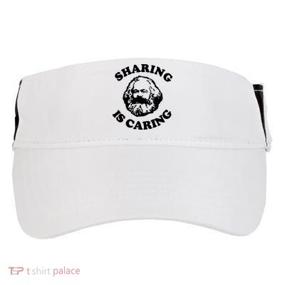 Karl Marx Sharing Is Caring Adult Drive Performance Visor