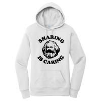 Karl Marx Sharing Is Caring Women's Pullover Hoodie