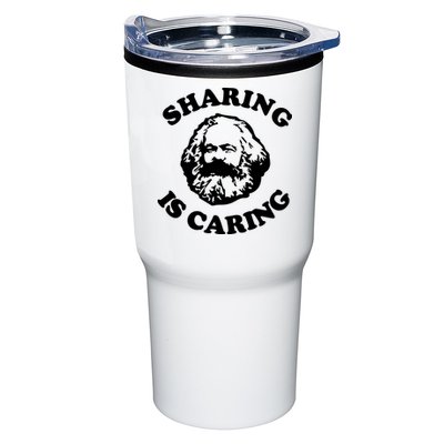 Karl Marx Sharing Is Caring Tumbler