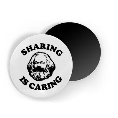 Karl Marx Sharing Is Caring Magnet