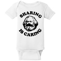 Karl Marx Sharing Is Caring Baby Bodysuit