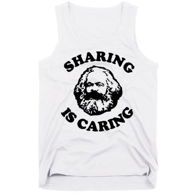 Karl Marx Sharing Is Caring Tank Top