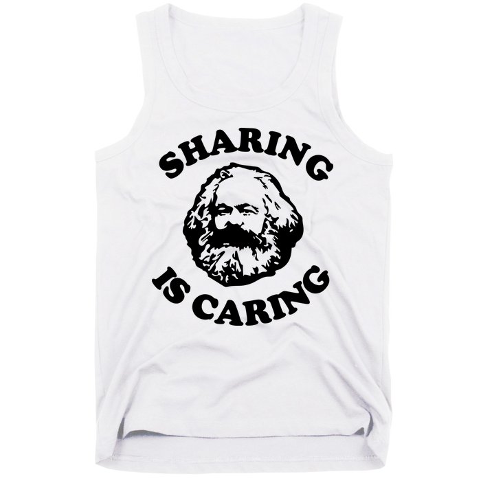 Karl Marx Sharing Is Caring Tank Top