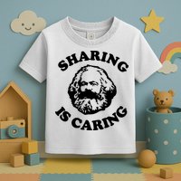 Karl Marx Sharing Is Caring Toddler T-Shirt