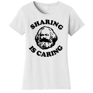 Karl Marx Sharing Is Caring Women's T-Shirt