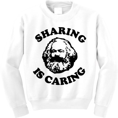 Karl Marx Sharing Is Caring Kids Sweatshirt