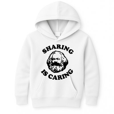 Karl Marx Sharing Is Caring Kids Hoodie