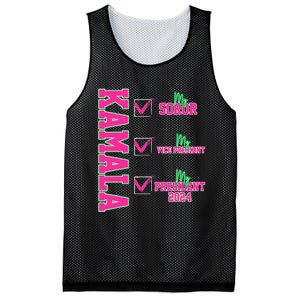 Kamala My Soror My President Kamala Harris 2024 President Mesh Reversible Basketball Jersey Tank