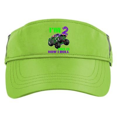 Kids Monster Trucks Are My Jam 2nd Birthday Boy 2 Years Old Adult Drive Performance Visor