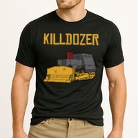 Killdozer Modified Tank Bulldozer Cooling Performance Crew T-Shirt
