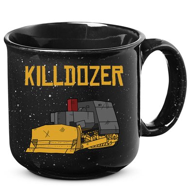 Killdozer Modified Tank Bulldozer 15oz Campfire Ceramic Mug