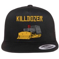Killdozer Modified Tank Bulldozer Flat Bill Trucker Hat