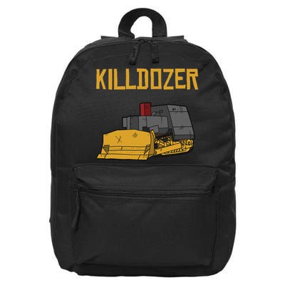 Killdozer Modified Tank Bulldozer 16 in Basic Backpack