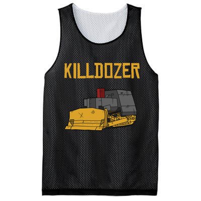 Killdozer Modified Tank Bulldozer Mesh Reversible Basketball Jersey Tank