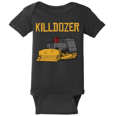 Killdozer Modified Tank Bulldozer Baby Bodysuit
