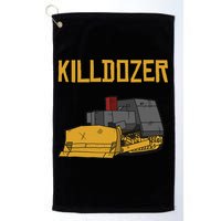 Killdozer Modified Tank Bulldozer Golf Towel