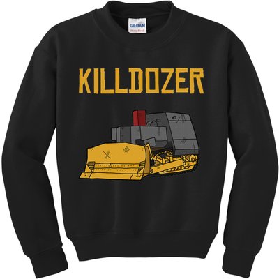 Killdozer Modified Tank Bulldozer Kids Sweatshirt