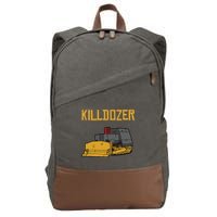 Killdozer Modified Tank Bulldozer Cotton Canvas Backpack