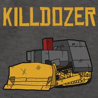 Killdozer Modified Tank Bulldozer Vector Backpack